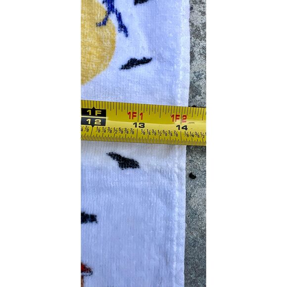 Vintage Cecil Saydah Halloween Haunted House Hand Towels Kitchen Towel - Picture 7 of 7